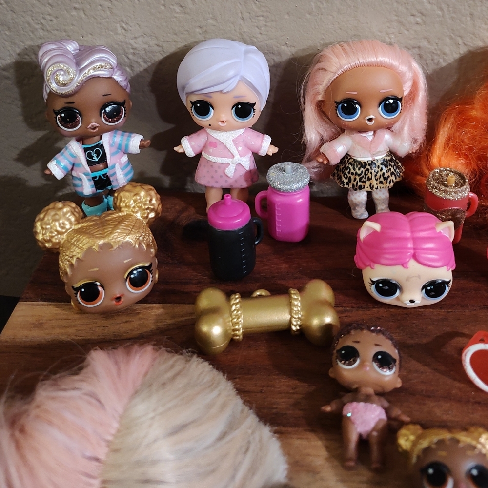 L.O.L. Surprise Tot & Baby Dolls With Accessories Lot - Picture 2 of 6